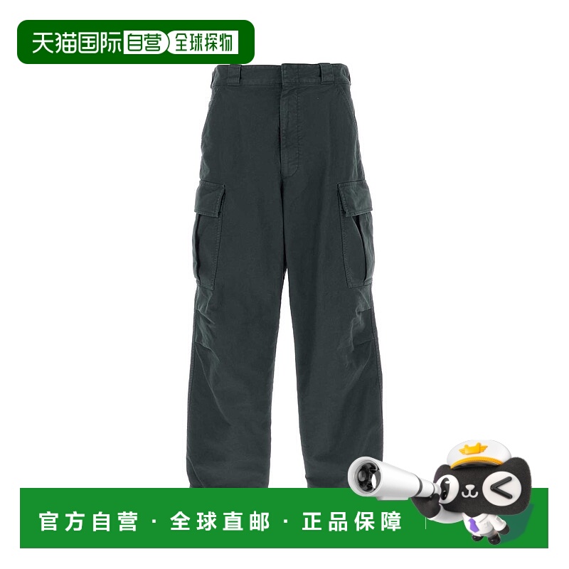 香港直邮PRADA 男士休闲裤 SPH286S22216IFF0112 AW2025 灰色