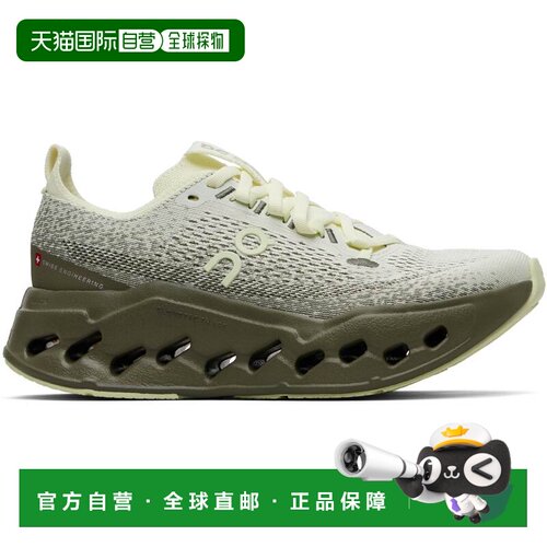 香港直邮On 女士 绿色 Cloudsurfer Max 运动鞋 3WF30224734