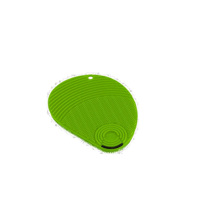 自营Kuhn Rikon Stay Clean 硅胶洗涤海绵，翅片 - 绿色 【美国奥