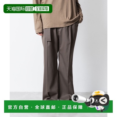 1h可退 日本直邮ATTACHMENT男装 50%羊毛混纺 春季宽松直筒西裤