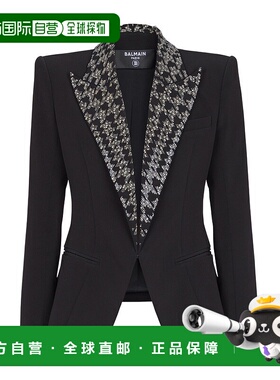 1h可退 香港直邮Balmain 刺绣六粒扣夹克 GF1SE200PD30
