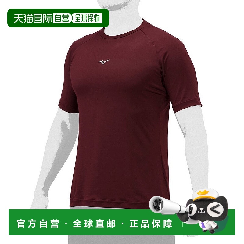 日本直邮MIZUNO-美津族（男子，女子）棒球汗衫低颈短袖12JAAP306