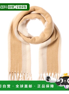 自营rag & bone Siobhan Alpaca & Wool-Blend Scarf - brown 美