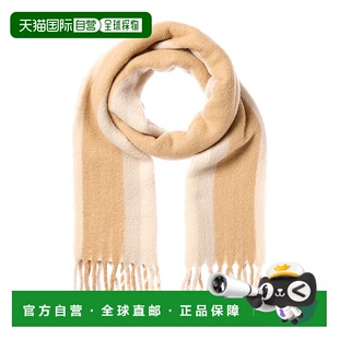 自营rag & bone Siobhan Alpaca & Wool-Blend Scarf - brown 美