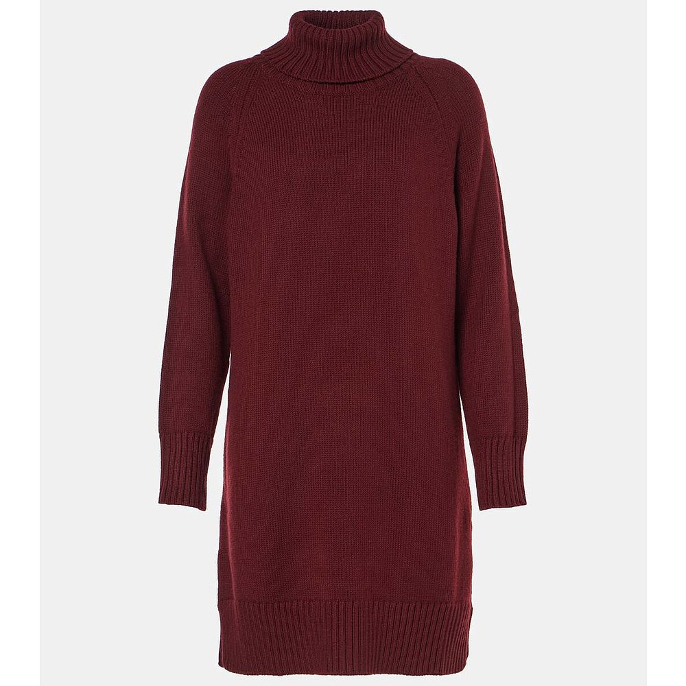 潮奢 MaxMara 麦斯玛拉 女士 Trudy 初剪羊毛迷你连衣裙 001379