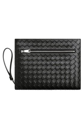 潮奢 Bottega Veneta 葆蝶家 男士 中号编织手拿包 732638V2E41