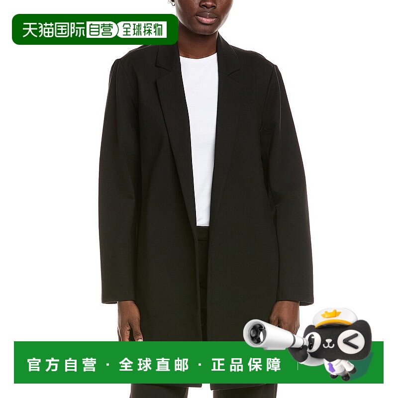 自营EILEEN FISHER Long Blazer - black 美国奥莱直发