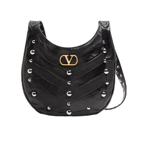 VALENTINO 女士单肩包 WB0S63PXJ0NO AW2025 黑色 vlgo单肩包