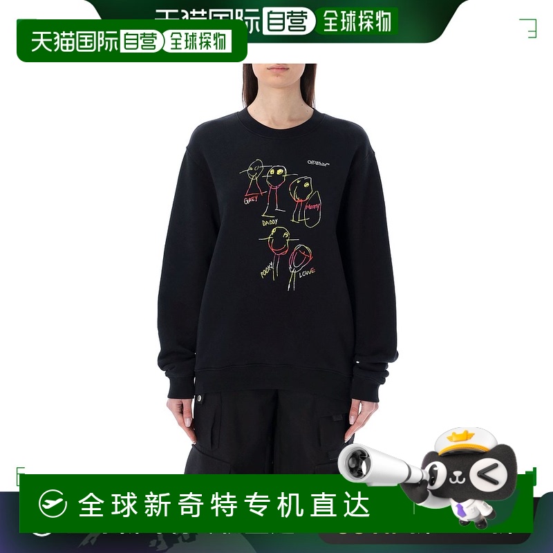 香港直邮OFF-WHITE 女士卫衣 OWBA055S23JER0061084 SS2023长袖