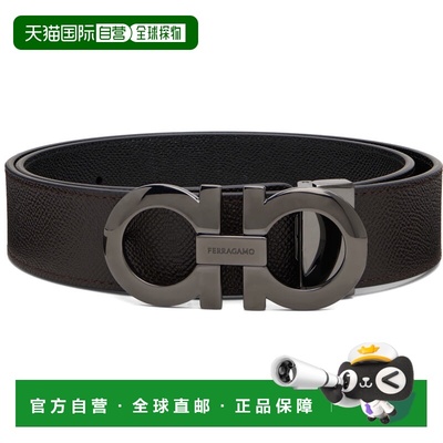 1h可退 香港直邮Salvatore Ferragamo 菲拉格慕 男士 黑色 Adjust