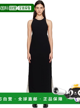 1h可退 香港直邮toteme 女士 黑色工字背带连衣裙 254WRD0265FB04