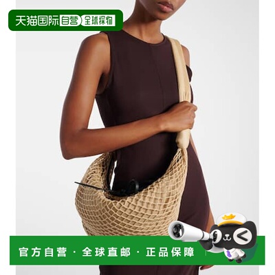 香港直邮Lemaire 女士 x Filt 牛角包形网格肩包