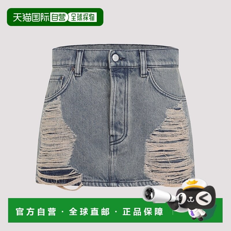 1h可退 香港直邮Acne Studios 艾克妮 女士 腰带环半身裙 AF0510,女装/女士精品,半身裙,淘宝优惠券,粉丝福利购,淘宝优惠卷