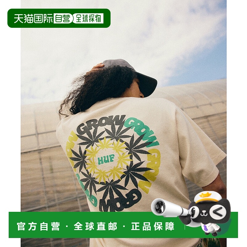 1h可退 日本直邮HUF 男女同款 园艺中心花卉图案短袖T恤 25M_TS90