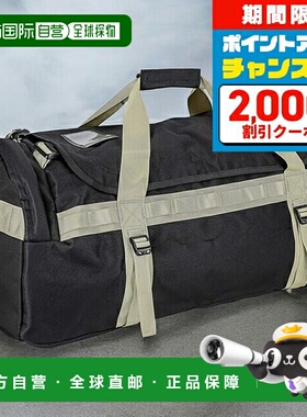 日本直邮北面 男女款黑色 GILMAN DUFFEL L 波斯顿手提包