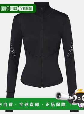 1h可退 香港直邮adidas 阿迪达斯 女士 TruePace 夹克 black黑色