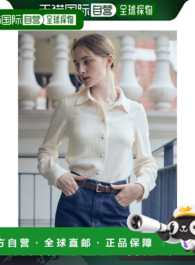 韩国直邮LOEUVRE正品 雪纺衫301854215Crinkle Blouse SW2AB711-0