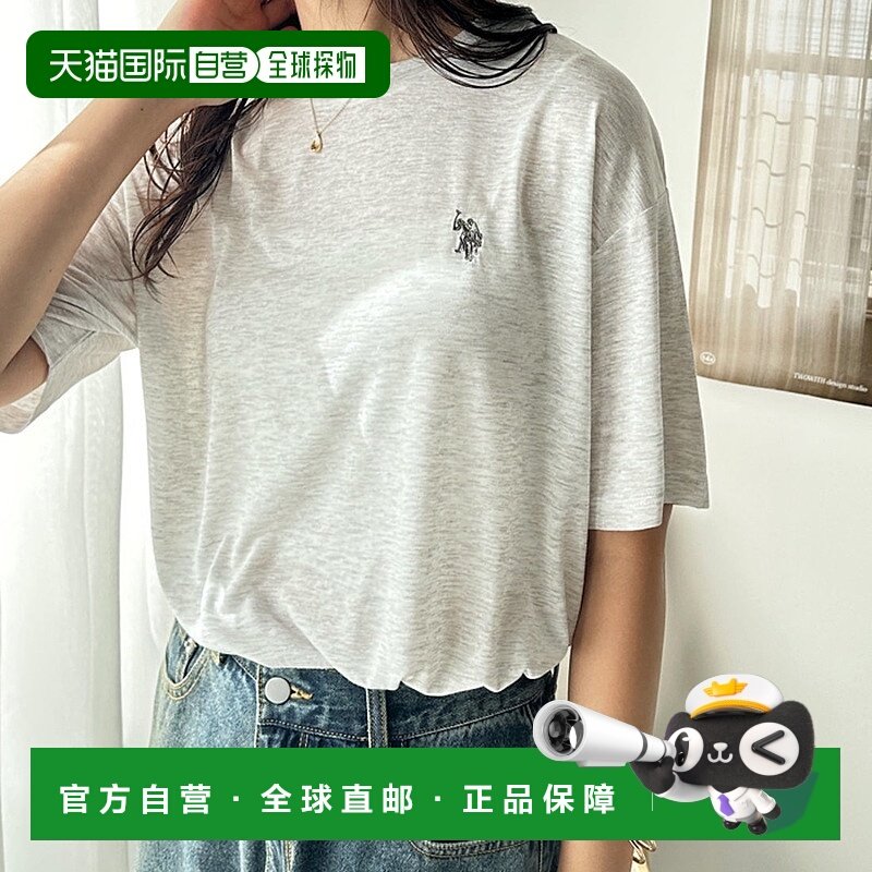 日本直邮U.S. POLO ASSN. 单点刺绣宽松T恤 [R04609EW018399]