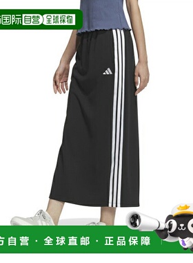 日本直邮 adidas 女士三条纹双针织 I 线半身裙 JL5108 KRC75 半