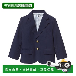 蓝色 自营janie 羊毛运动夹克 jack珍妮和杰克经典 美国奥莱直 and