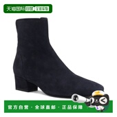 Loretta Suede bootie 自营Aquatalia navy 美国奥莱直发短靴