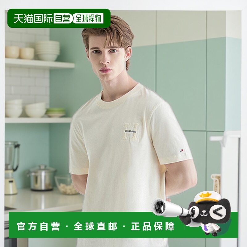 韩国直邮TOMMY HILFIGER 男士T恤T12E3TPO350MT1AEF夏季