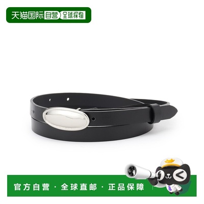 1h可退 日本直邮Reflect 女装 椭圆扣窄版皮带 仿皮女士细腰带 10