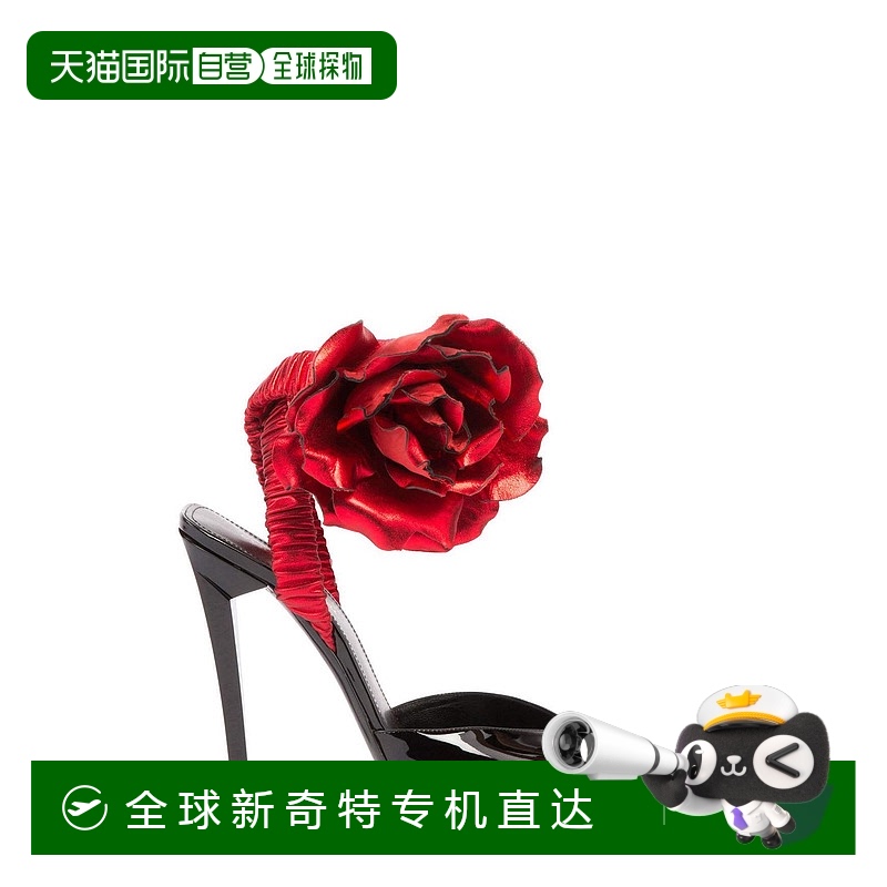1h可退 香港直邮潮奢 Saint Laurent 圣罗兰 女士 花卉尖头高跟鞋
