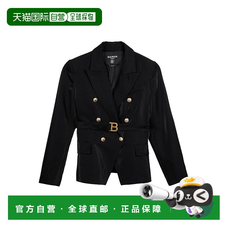 1h可退 香港直邮潮奢 Balmain 巴尔曼 女童 西装外套童装