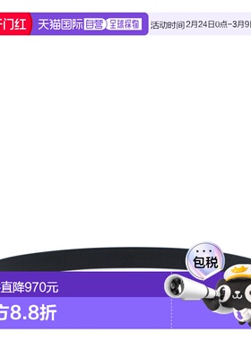 1h可退 香港直邮valentino 华伦天奴 男士 黑色皮带腰带 8Y2T0SM3