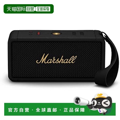 【日本直邮】Marshall马歇尔 无线便携防水扬声器 Middleton 黑