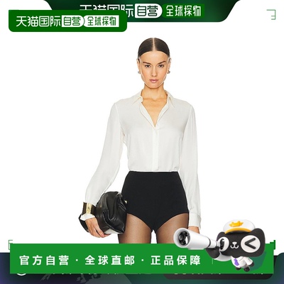 香港直邮潮奢 THEORY 希尔瑞 女士 经典款合身衬衫 M0102536真丝