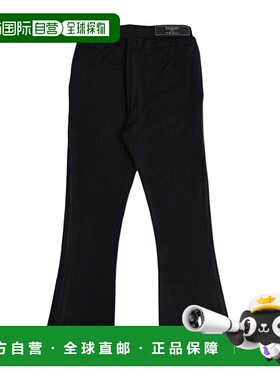 香港直邮BALMAIN 男童长裤 BW6C70J047260K SS2025 黑色 松紧腰身