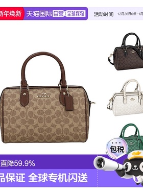 日本直邮COACH蔻驰 经典老花时尚女士手提包 CV961休闲日常女包