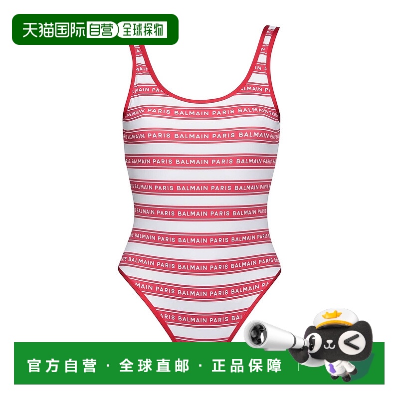 香港直邮Balmain 巴尔曼 女士 One-piece 泳衣 red红色 舒适时尚