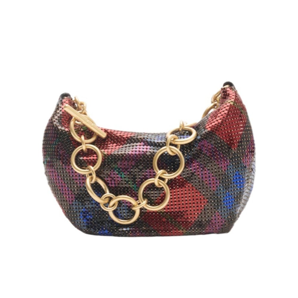 BURBERRY 女士单肩包 81154471 AW2025 花色 Chainmail 单肩包