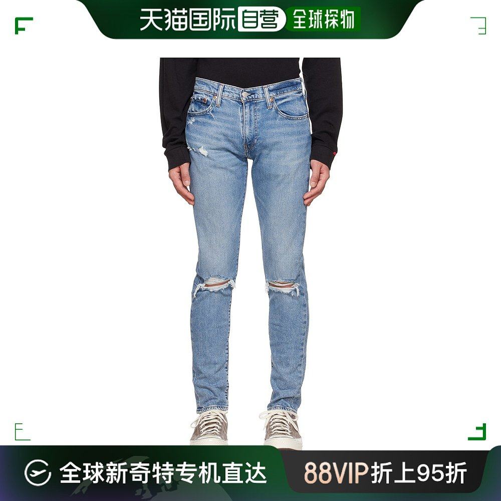 香港直邮潮奢 levis 李维斯 男士 蓝色 512 slim taper 牛仔裤 2