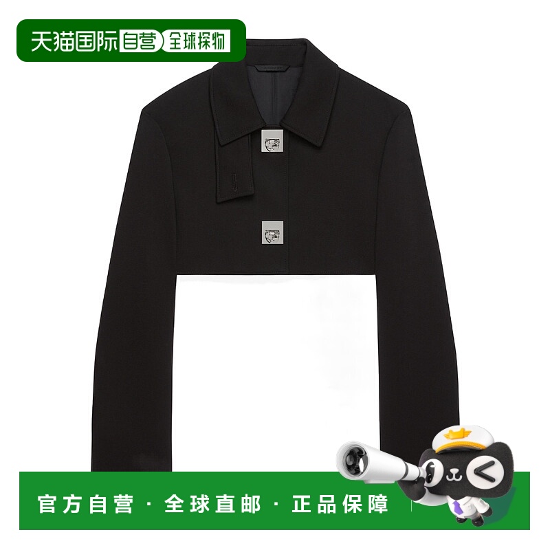 香港直邮Givenchy G Lock搭扣短款休闲夹克 BW30ES14B8纪梵希