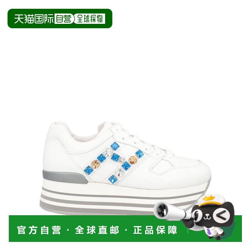 1h可退 【美国直邮】hogan 女士 时尚休闲鞋运动鞋平底鞋真皮厚底