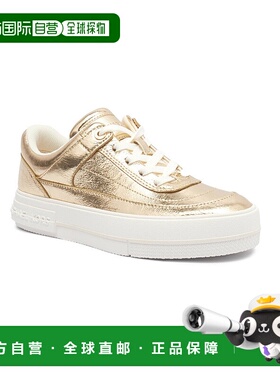 自营 Michael Kors Aurora 43T4AUFS1M运动鞋女式金色厚底鞋ZOGG9