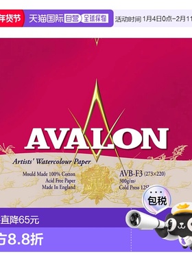 日本直邮荷尔拜因 阿瓦隆水彩纸 块状 AVB-F3 (271002) 12张装订