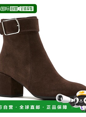 自营 La Canadienne Jesse 绒面革靴子 - 棕色 美国奥莱直发皮靴