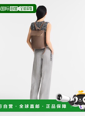 欧洲直邮LONGCHAMP (2025) M Le Foulonne 背包珑骧双肩包