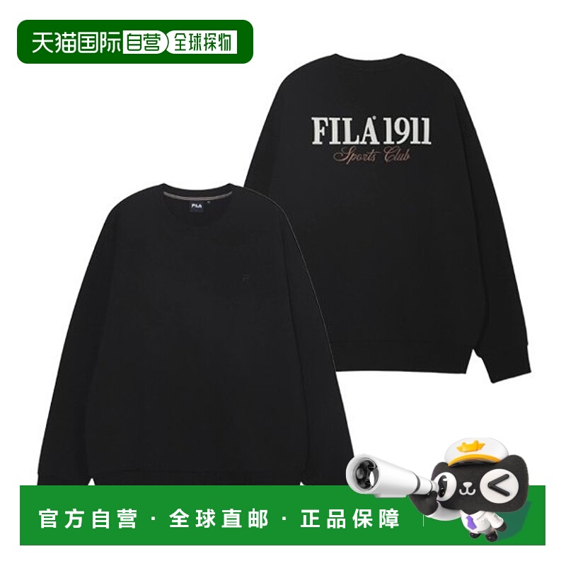 韩国直邮FILA [新] Wheela Unisex FILA 1911 Graphic Top FM2FS2