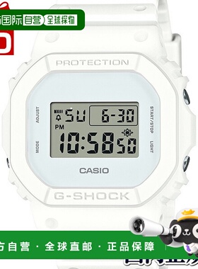 日本直邮DW-5600WW-7JF G-SHOCK G-SHOCK 卡西欧 DW-5600U 白色款