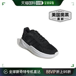 黑色 adidasOzell 绒面革健身跑步和训练鞋 美国奥 男式 白色