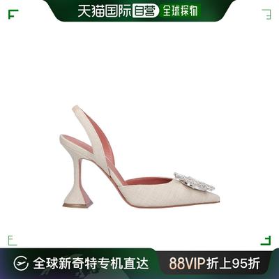 香港直邮潮奢 Amina Muaddi 女士 Begum高跟鞋 11S351710BEG