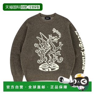 KNIT 韩国直邮MAHAGRID FIREDRAKE 男针织MG2EFMK603ABR SWEA 男士