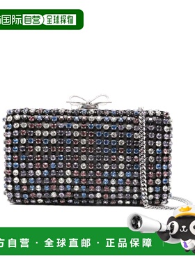 香港直邮Self-Portrait 水晶链条手拿包 RS26-305BMU