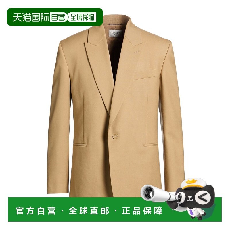 1h可退 香港直邮Saint Laurent 圣罗兰 男士 西装外套 beige米色,男装,商务正装西服,淘宝优惠券,粉丝福利购,淘宝优惠卷